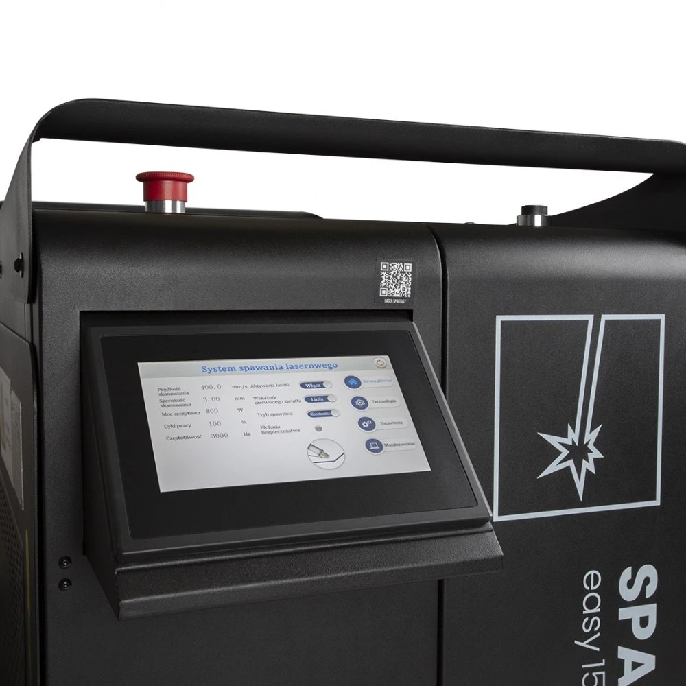 Ręczna spawarka i przecinarka laserowa Spartus Easy 1500 panel sterowania